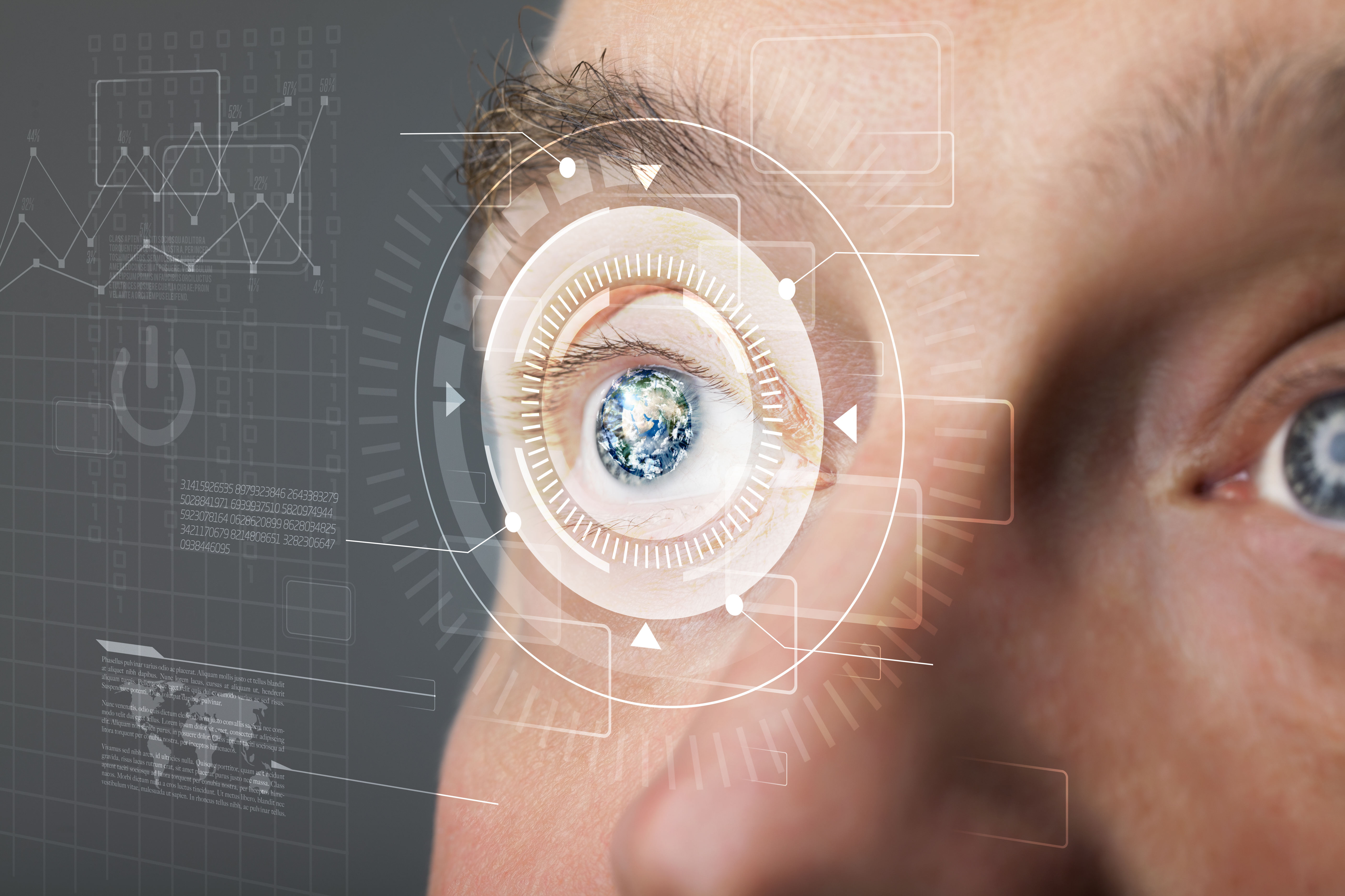 Глаз будущего 6. Технологии будущего. Биометрия глаза. Технологичный глаз. Будущее человека.